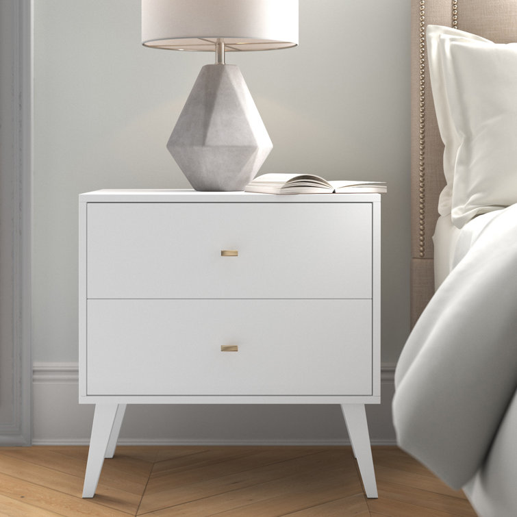 Mercury Row® Alyssa Manufactured Wood Nightstand & Reviews Wayfair Canada